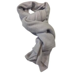 bebe'-Angora Gray(Lilac) Shawl Wrap Sarape Stole Large Scarf  NWOTS